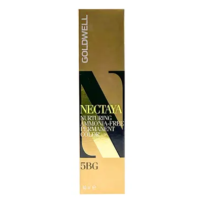 Goldwell Nectaya Permanent Hair Color 60 ml permanentní barva 5BG Light Gold Brown