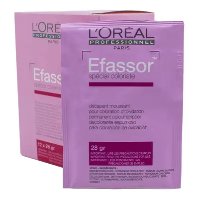 L&#039;Oréal Professionnel Efassor odstraňovač barvy 12 x 28 g