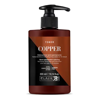 Black Professional Line Toner Semi-permanent Hair Colour 300 ml semi-permanentní barva Copper