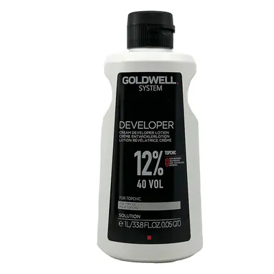 Goldwell System Cream Developer Lotion Topchic 1000 ml krémový vyvíječ 12% 40 Vol.