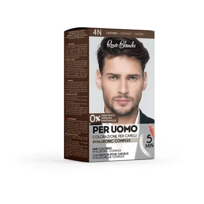 Renée Blanche Per Uomo Hair Coloring barva na vlasy 4N Dark Chestnut