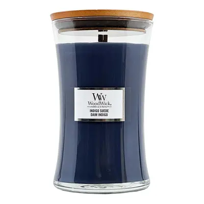 WoodWick Large Hourglass Candle Indigo Suede 610 g