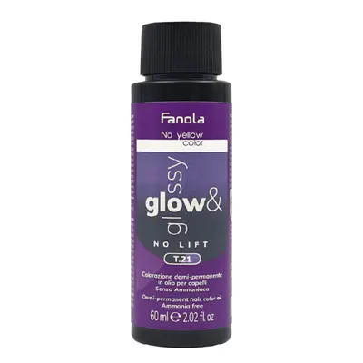 Fanola No Yellow Color Glow&Glossy Oil Toner 60 ml barva T.21