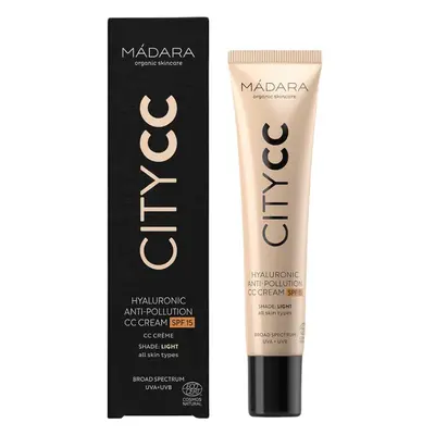 MÁDARA CITY CC Hyaluronic Anti-Pollution CC Cream SPF15 40 ml BB Cream Light