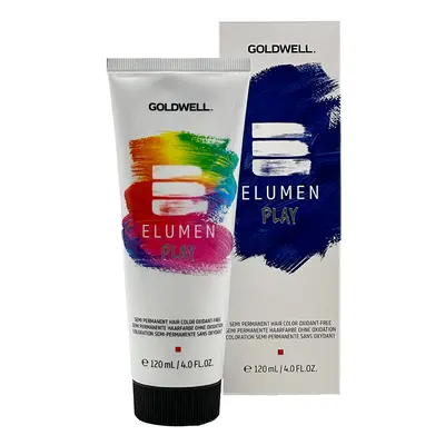 Goldwell Elumen Play Semi Permanent Hair Color 120 ml Přelivová barva @ Blue