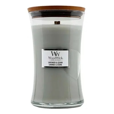 WoodWick Large Hourglass Candle Lavender & Cedar 610 g