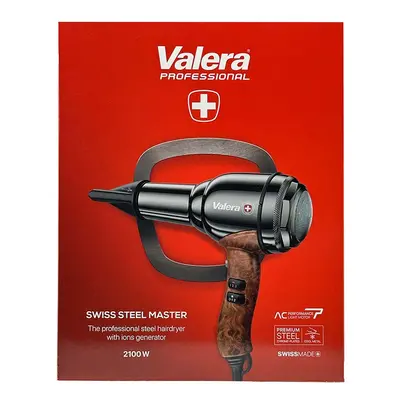 Valera Swiss Steel Master Professional Steel Hairdryer Black Chrome 2100 W