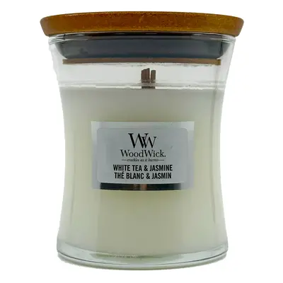 WoodWick Mini Hourglass Candle White Tea & Jasmine 85 g