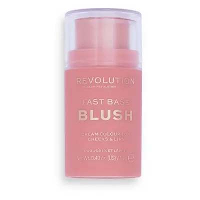 Makeup Revolution Fast Base Blush 14 g tvářenka Baby