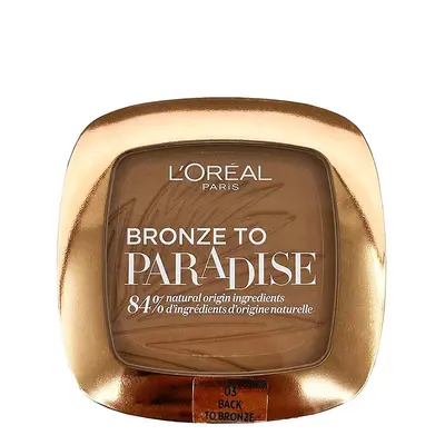 L&#039;Oréal Paris Bronze To Paradise Powder 9g Bronzer 03 Back To Bronze