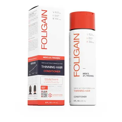 Foligain Triple Action Conditioner For Thinning Hair For Men With 2% Trioxidil 236 ml