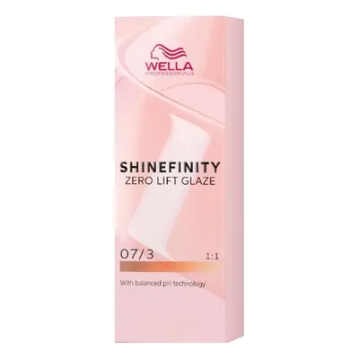 Wella Professionals Shinefinity Zero Lift Glaze 60 ml barva bez amoniaku 07/3 Burnt Honey