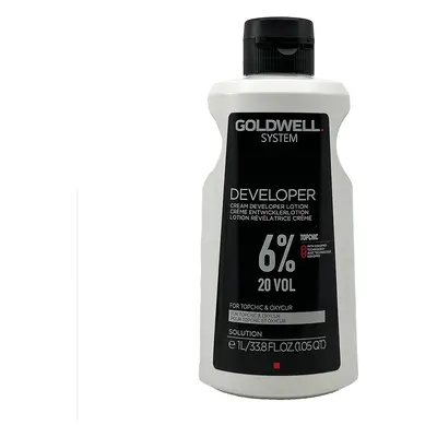 Goldwell System Cream Developer Lotion Topchic 1000 ml krémový vyvíječ 6% 20 Vol.