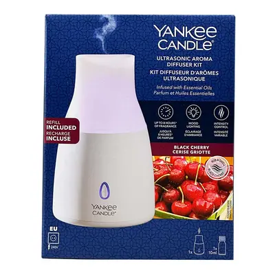 Yankee Candle Ultrasonic Aroma Diffuser Starter Kit Black Cherry