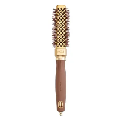 Olivia Garden Expert Blowout Straight Square Brush Gold & Brown 20 mm