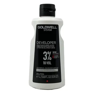 Goldwell System Cream Developer Topchic Colorance 1000 ml krémový vyvíječ 3% 10 Vol.