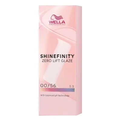 Wella Professionals Shinefinity Zero Lift Glaze 60 ml barva bez amoniaku 00/56 Rosé Booster