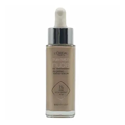 L&#039;Oréal Paris True Match Nude Plumping Tinded Serum 30 ml Tónovací krém 0.5-2 Very Light