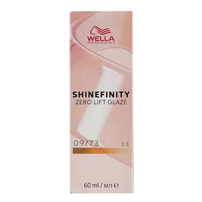 Wella Professionals Shinefinity Zero Lift Glaze 60 ml demi-permanentní barva 09/73 Very Light Bl