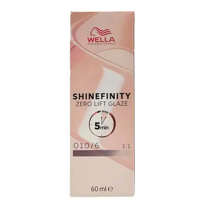 Wella Professionals Shinefinity Zero Lift Glaze 60 ml demi-permanentní barva 010/6 Lightest Blon