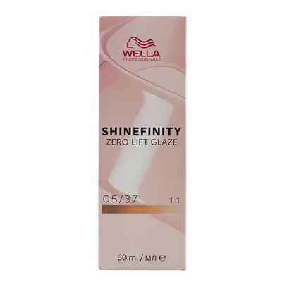 Wella Professionals Shinefinity Zero Lift Glaze 60 ml demi-permanentní barva 05/37 Light Brown G