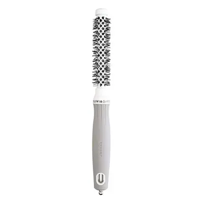 Olivia Garden Expert Blowout Shine Round Brush White & Grey 15 mm