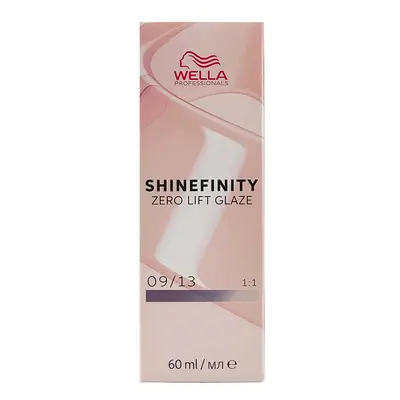 Wella Professionals Shinefinity Zero Lift Glaze 60 ml demi-permanentní barva 09/13 Very Light Bl