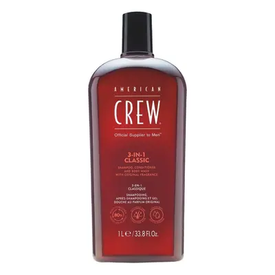 American Crew 3-in-1 Classic Shampoo, Conditioner and Body Wash 1000 ml