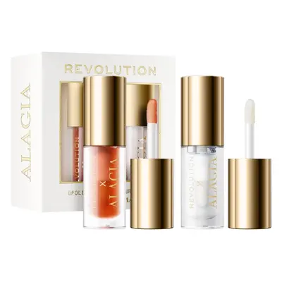 Revolution x Alagia Juicy Duo Mini Lip Oil Duo Dominicana Glow & Sunburn