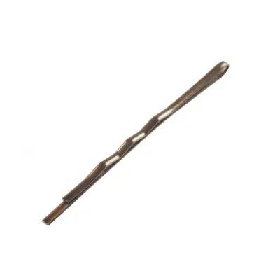 Waved ball-less hair grip - 60 mm 100 ks barva Gold