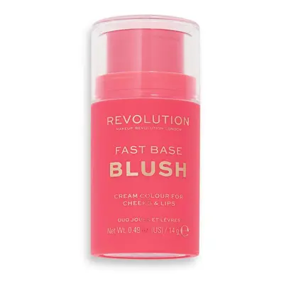 Makeup Revolution Fast Base Blush 14 g tvářenka Bloom