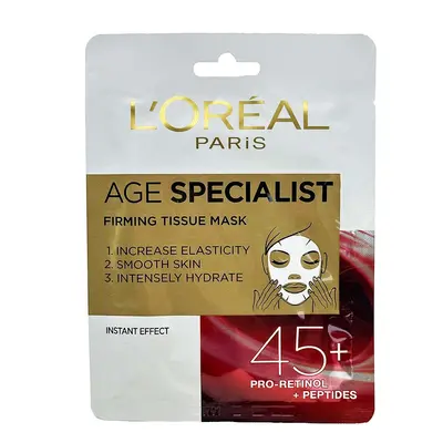 L&#039;Oréal Paris Age Specialist Firming Tissue Mask 45+ 30 g