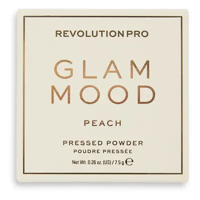 Revolution Pro Glam Mood Pressed Powder 7,5 g - pudr: Peach pudr Peach