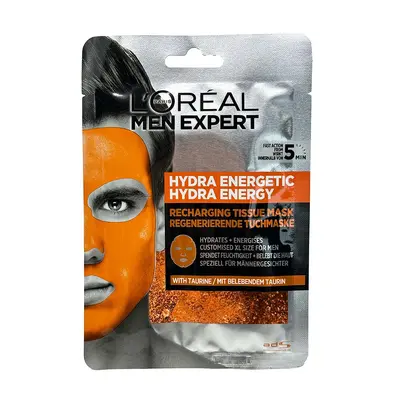 L&#039;Oréal Paris Men Expert Hydra Energetic Tissue Mask 30 g