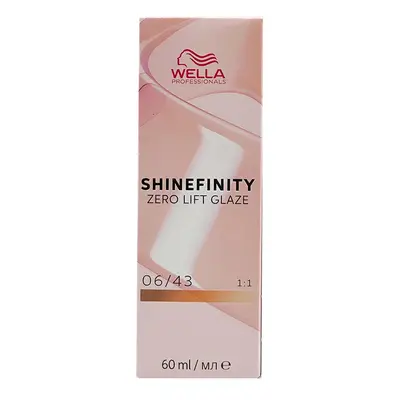 Wella Professionals Shinefinity Zero Lift Glaze 60 ml demi-permanentní barva 06/43 Dark Blonde R