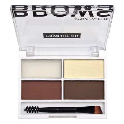 Relove by Revolution Colour Cult Brow Palette 3,2 g paletky Dark