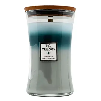 WoodWick Large Hourglass Candle Icy Woodland Trilogy 610 g