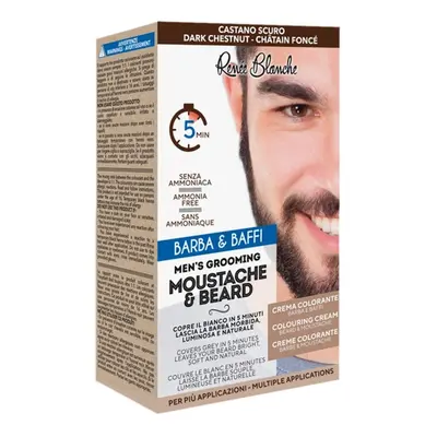 Renée Blanche Men&#039;s Grooming Moustache & Beard barva 3.0 Dark Chestnut