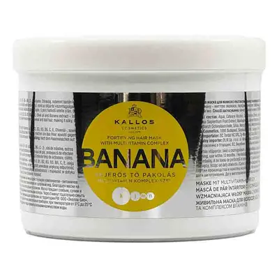 Kallos KJMN Banana Hair Mask With Multivitamin Complex 500 ml