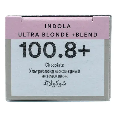 Indola Blonde Expert Highlift Ultra Blonde + Blend 60 ml permanentní barva 100.8+ Chocolate