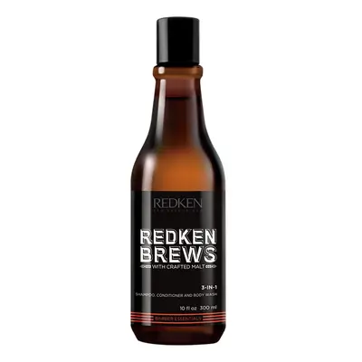 Redken Brews 3-In-1 Shampoo, Conditioner & Body Wash 300 ml