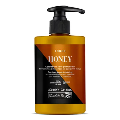 Black Professional Line Toner Semi-permanent Hair Colour 300 ml semi-permanentní barva Honey