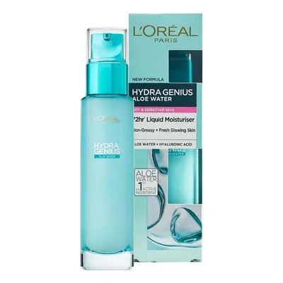 L&#039;Oreal Paris Hydra Genius 72H Liquid Moisturiser For Dry & Sensitive Skin 70 ml