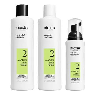 Nioxin Systém 2 Kit for Natural Hair with Progressed Thinning