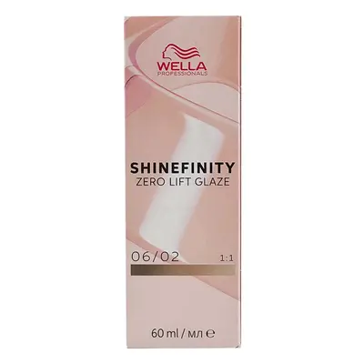 Wella Professionals Shinefinity Zero Lift Glaze 60 ml demi-permanentní barva 06/02 Dark Blonde N