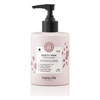 Maria Nila Colour Refresh 300 ml barvící maska 0.52 Dusty Pink