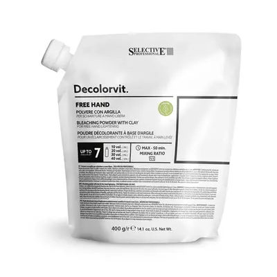 Selective Professional Decolorvit Free Hand Bleaching Powder with Clay 400 g