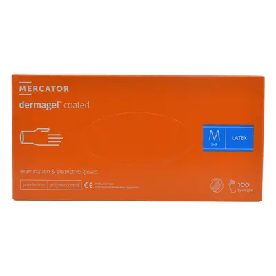 Mercator Dermagel Coated Powder-Free Examination & Protective Gloves (textured) 100 ks rukavice 