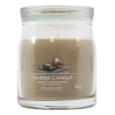 Yankee Candle Signature Medium Jar Amber & Sandalwood 368 g