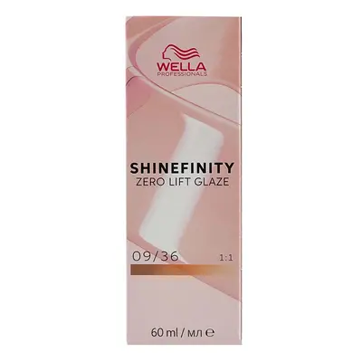 Wella Professionals Shinefinity Zero Lift Glaze 60 ml demi-permanentní barva 09/36 Very Light Bl